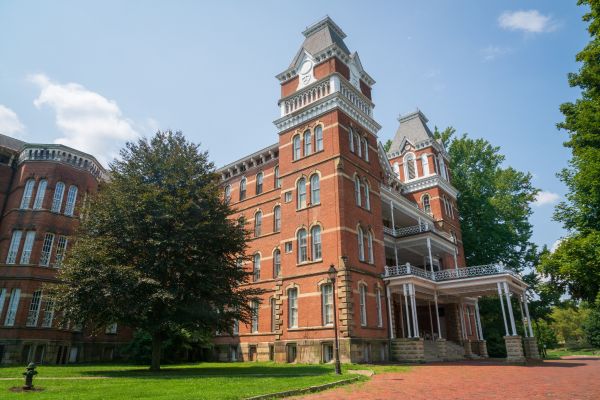 The Athens Lunatic Asylum, also known as The Ridges in Athens, Ohio.